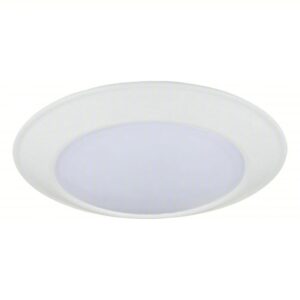 White 6" LED Surface Mount Downlight | Standard above Kitchen Sink