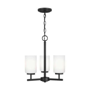 Midnight Black Oslo 3-Light Chandelier | 31160-112