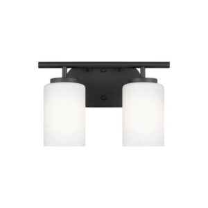 Midnight Black Oslo 2-Light Wall/Bath | 41161-112