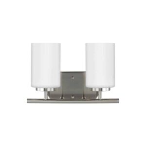 Nickel Oslo 2-Light Wall/Bath | 41161-962