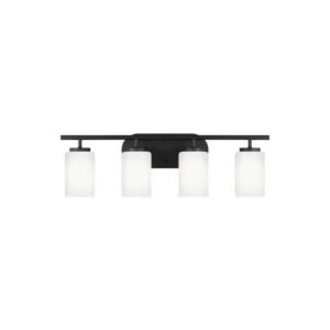 Midnight Black Oslo 4-Light Wall/Bath | 41163-112