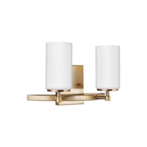 Satin Brass Alturas 2-Light Wall/Bath | 4424602-848