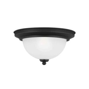 Bronze Geary 1-Bulb Bedroom/Hall Flush Mount | 77263-710