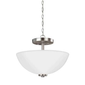 Nickel Oslo 2-Light Convertible Pendant | 77160-962