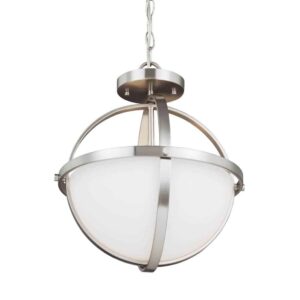 Nickel Alturas 2-Light Convertible Pendant | 7724602-962