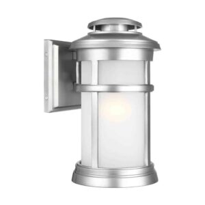 Newport Collection | OL14301PBS Brushed Steel Small Exterior Light