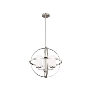 Brushed Nickel Alturas 3-Light Chandelier | 3124603-962
