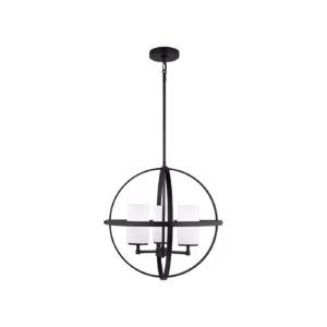 Midnight Black Alturas 3-Light Chandelier | 3124603-112